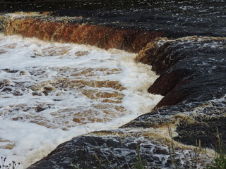 View of waterfall