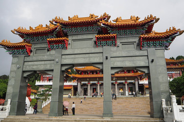 Entrance of Sun Moon Lake Wen Wu Temple