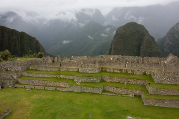 Inside the ruins of Machu Picchu, Peru