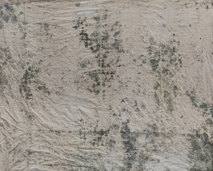 faded and weathered texture khaki military fabric tent