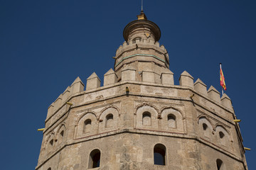 Fototapeta na wymiar Torre de Oro Tower, Seville