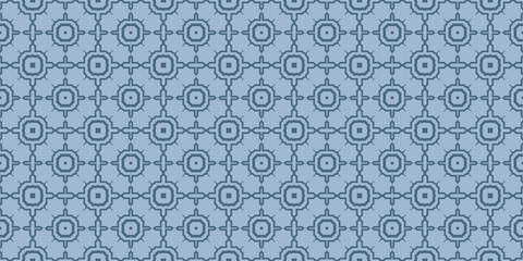 Fototapeta na wymiar Modern Geometric Pattern With Hand-Drawing Ornament. Vector Super Illustration. For Fabric, Textile, Bandana, Scarg, Colored Print. Pastel blue color