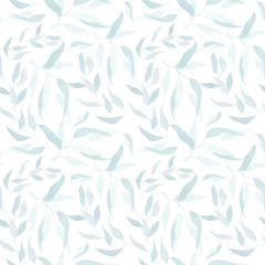 Colorful seamless pattern with succulents plants, branches. Perfect for your project, wedding, greeting card, wallpaper, pattern