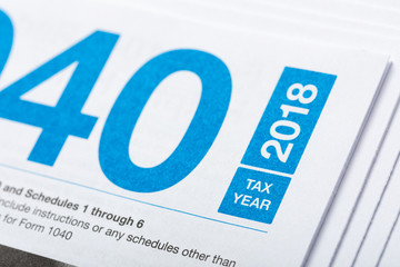 United States 1040 Tax Forms For 2018 2019 Season