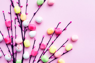 easter eggs background