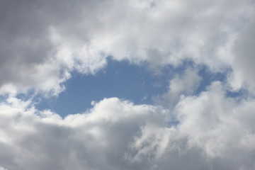 Obraz premium blue sky with clouds