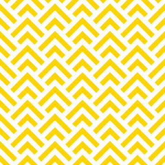 Seamless geometric yellow pattern. Vector abstract background. Modern texture.