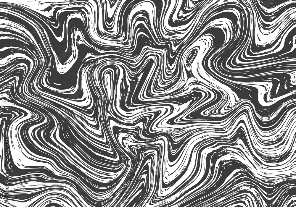 Poster Vector abstract marble pattern. Liquid grunge texture for your design.