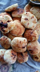 traditional corn flour bread.artvin/turkey