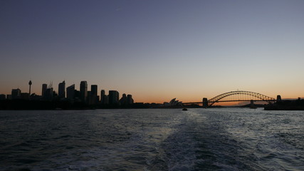 Obraz premium Sydney sunset