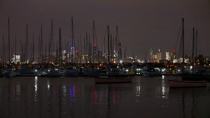 Fototapeta premium Melbourne at night