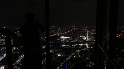 Melbourne at night