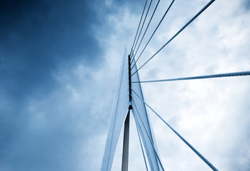 Abstract architectural features, bridge close-up