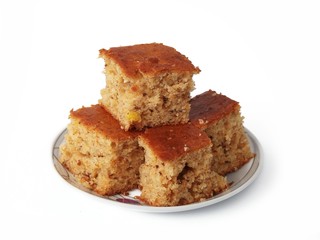 traditional corn flour bread.artvin/turkey