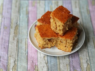 traditional corn flour bread.artvin/turkey