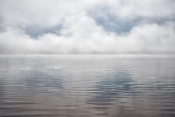 Mist Rising on a River