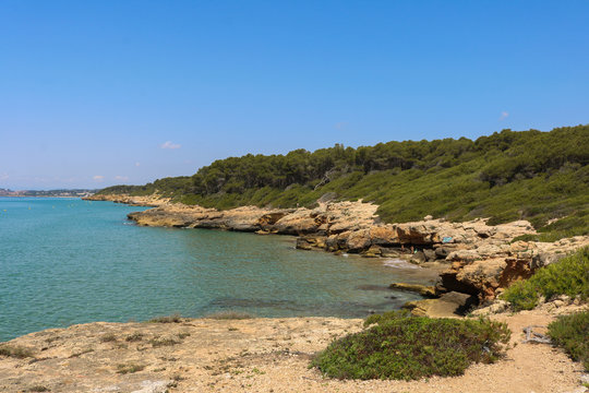 Coast north of Tarragona, Catalonia. Shoot in June of 2018
