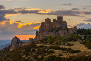 Fototapeta na wymiar Loarre castle, Huesca province, Spain
