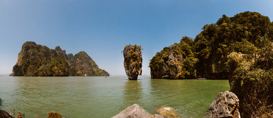 James Bond Island. Krasom, Takua Thung District, Thailand