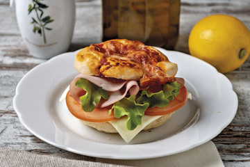 pizza e mortadella