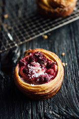 Rasperries croissant