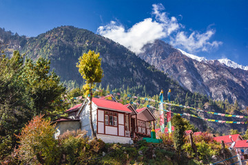 Fototapeta na wymiar Accommodation for tourists in Nepal