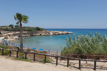 Soft and clean beach. Good place to get resting and relaxing.