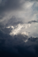 Fototapeta na wymiar Gewitterwolken