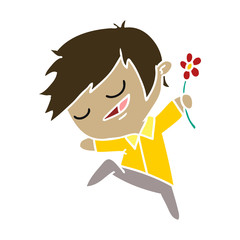 cartoon of kawaii cute boy