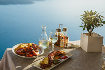 Romantic dinner for two