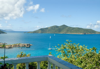 Obraz premium British Virgin Islands Caribbean Sea View