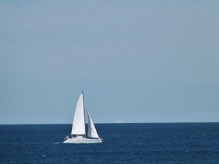 Fototapeta premium Yacht on the sea