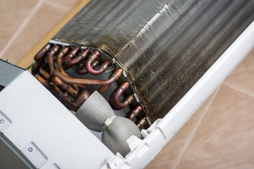 repairing the air conditioner