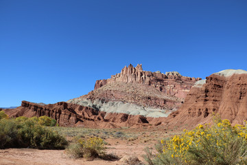 Fototapeta premium Utah's most scenic route from Moab to Bryce Canyon