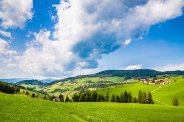 Fototapeta na wymiar Val Di Funes - Bolzano, South Tyrol, Italy