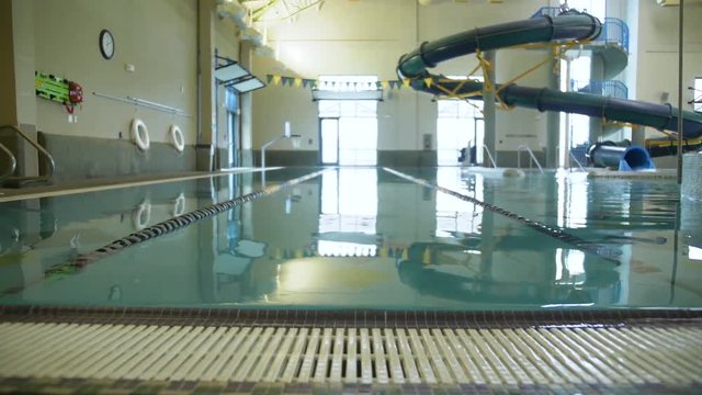 Rec Center 3 Lane Lap Pool Slider Shot Style