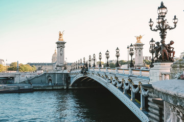a bridge in Paris, France