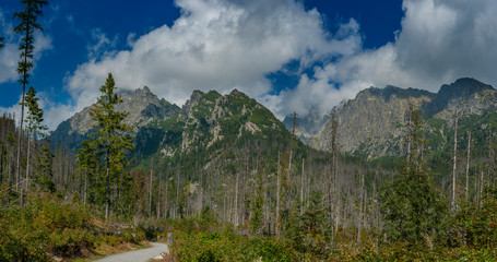 Beautiful panorama in High Tatras, Slovakia