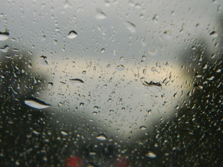 rain drops on the window