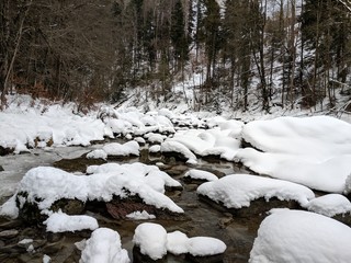 snow river