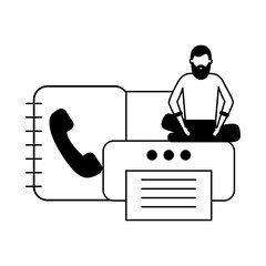 businesspeople work office