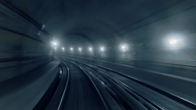 Loopable straight subway train travel
