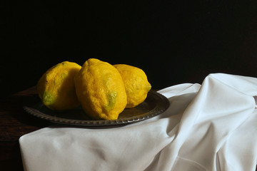 Lemons on Tray © Stephanie