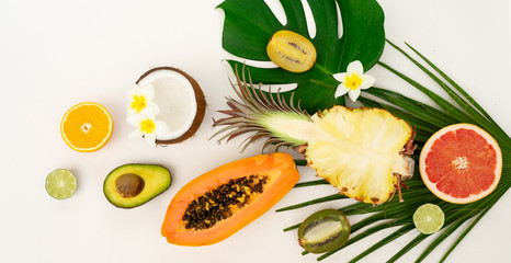 Summer diet, fresh fruits