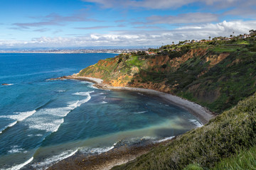 Vivid Bluff Cove in Spring