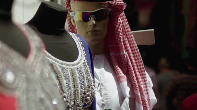 Arabic Mannequin with Brazilian Tag at Souq