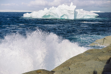 Iceberg and Wave