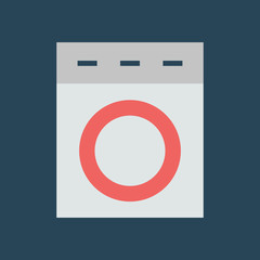 Silhouette icon washing machine