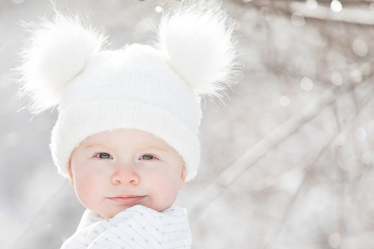 Cute Toddler With Smirk