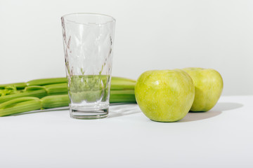 Ingredients for healthy green smoothie